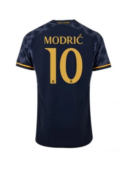 Real Madrid Luka Modric #10 Replika Borta Kläder 2023-24 Kortärmad